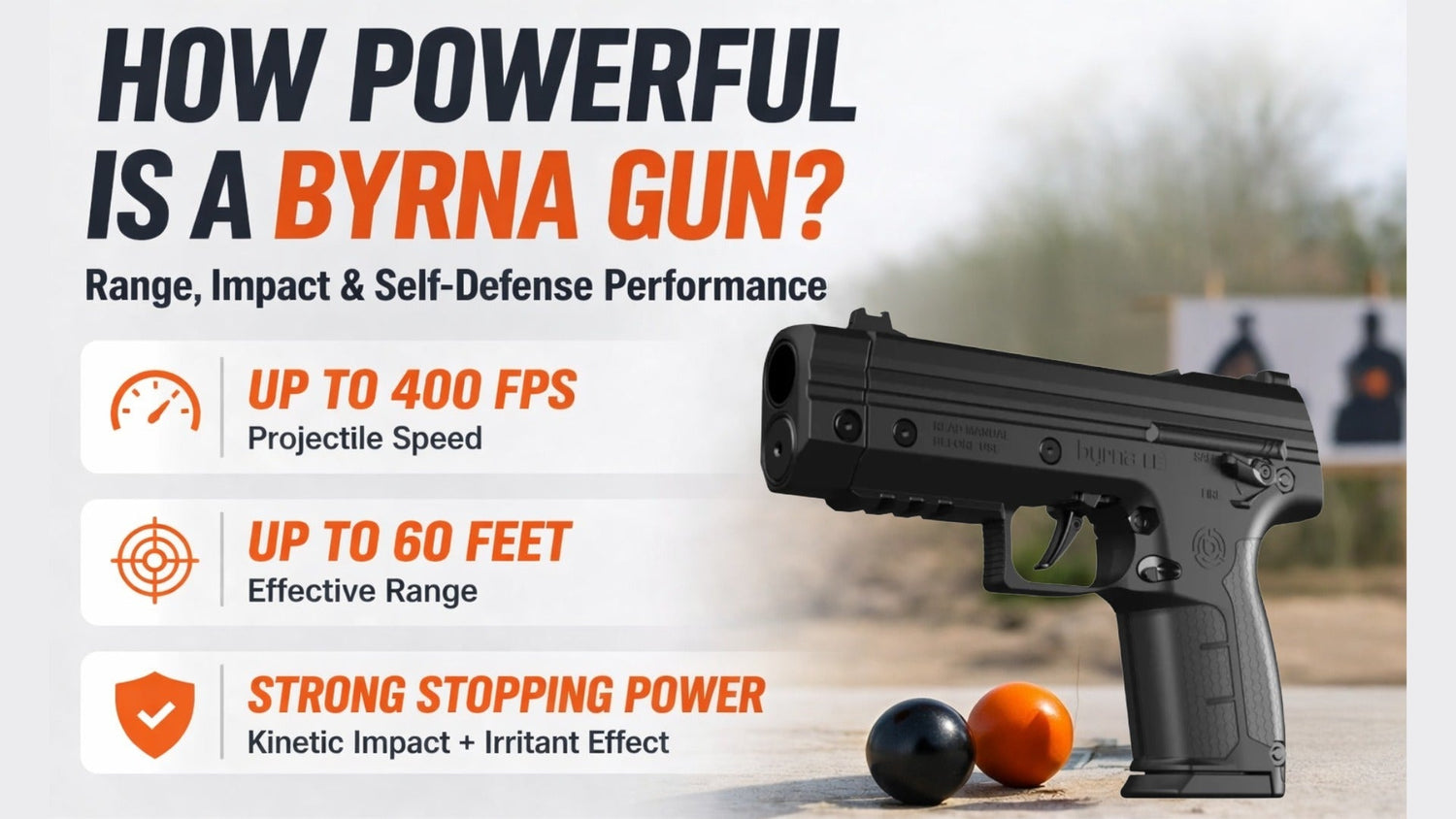 How Powerful Is a Byrna Gun? Range, Speed & Real Self-Defense Performance