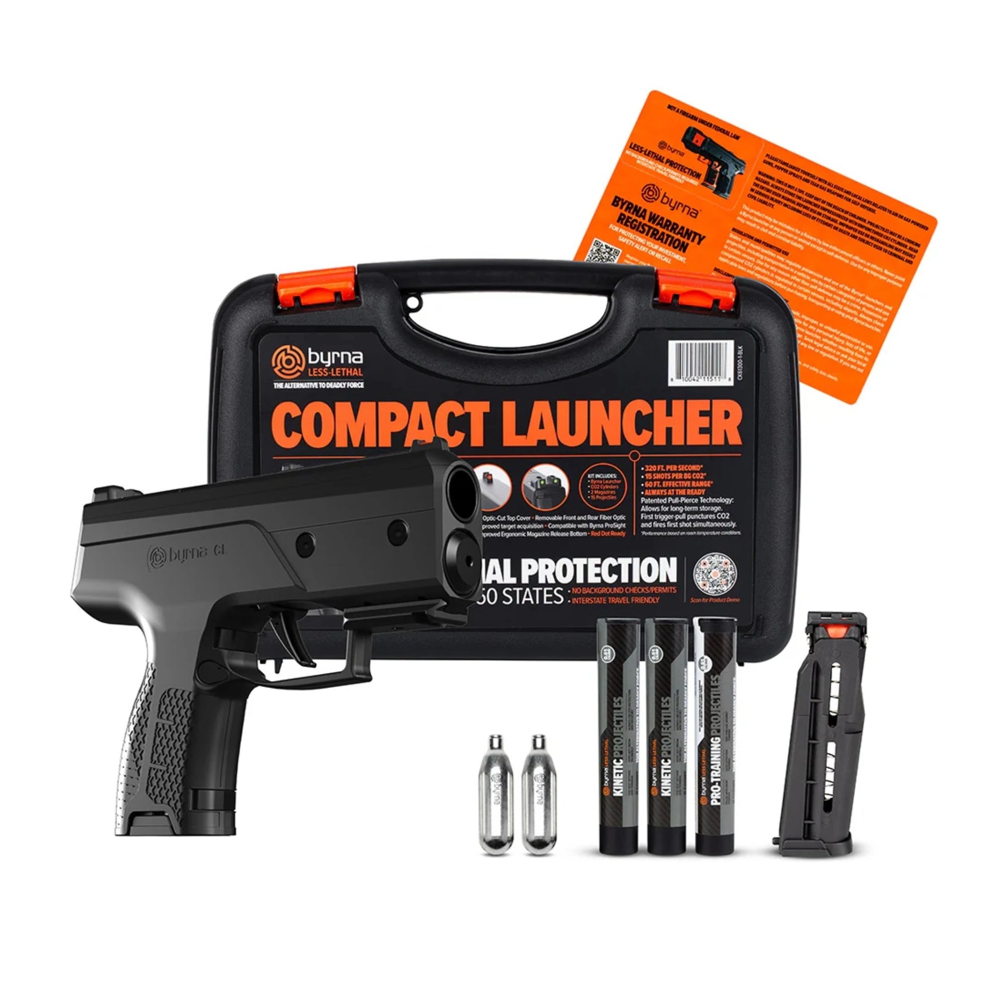 Byrna CL Launcher - 400 FPS Compact Self-Defense Launcher - Ungunn