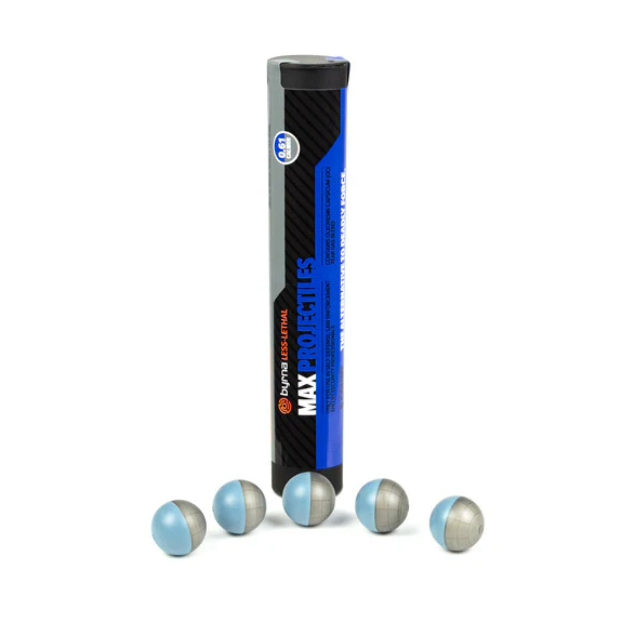 Byrna Max Projectiles .61 Cal - 5 Count | CL Ultimate OC+CS+PAVA Formula - Ungunn
