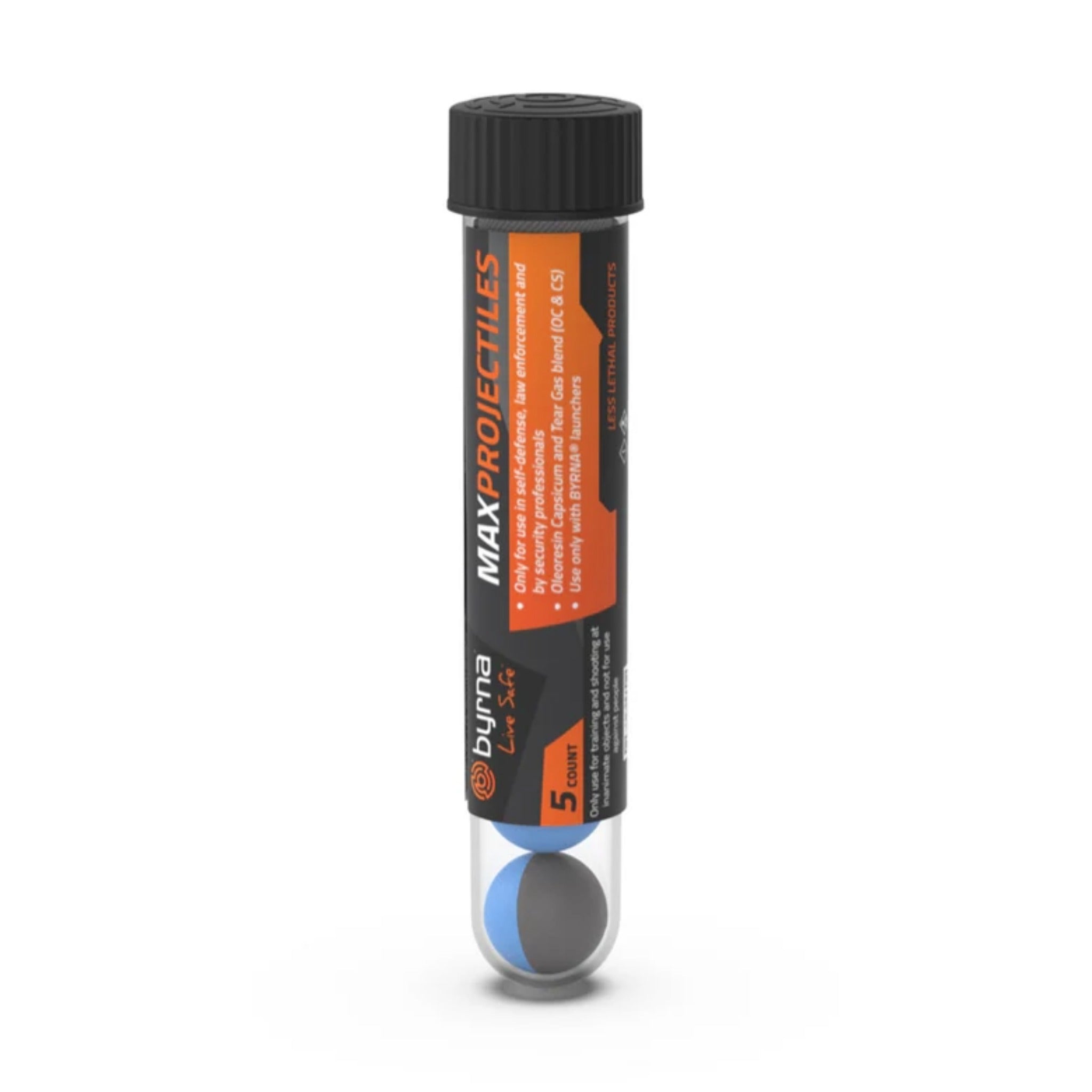 Byrna Max Projectiles .68 Caliber - OC Pepper + CS Tear Gas - Ungunn