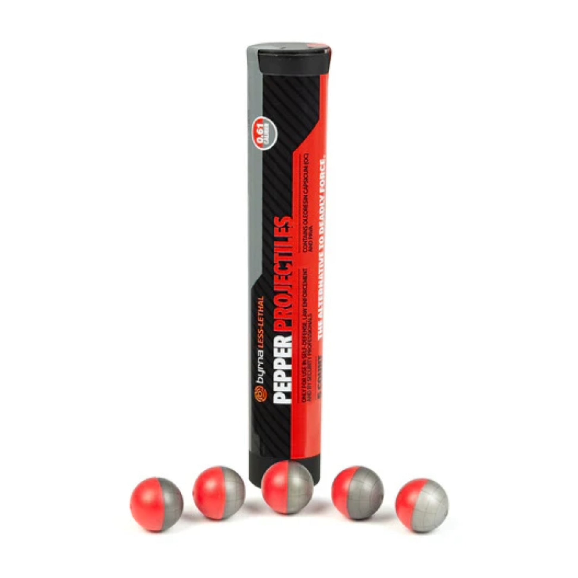 Byrna Pepper Projectiles .61 Cal - 5 Count | CL Maximum Stopping Power - Ungunn