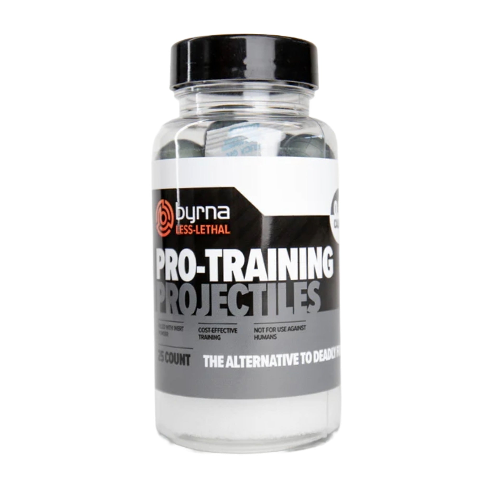 Byrna Pro Training Projectiles .61 Cal - 25 Count | CL Inert Training Rounds - Ungunn