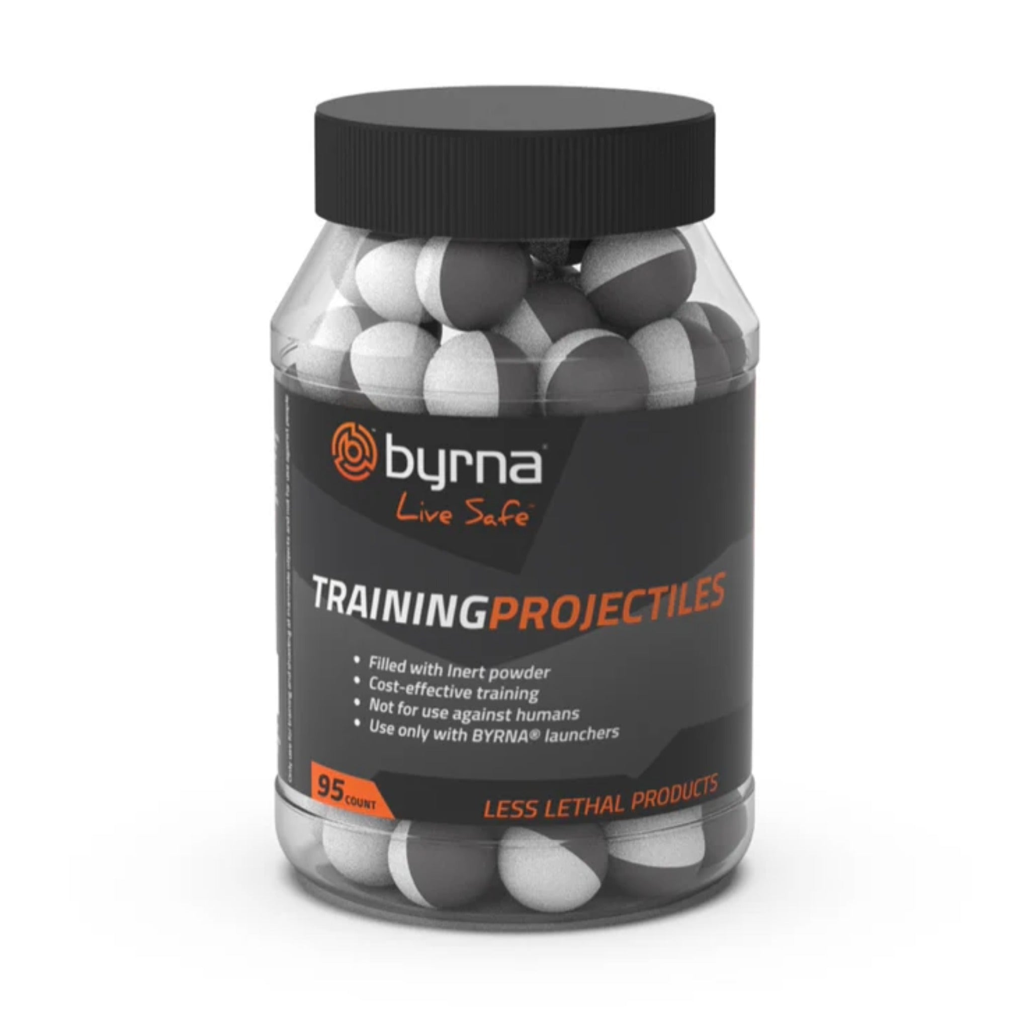 Byrna Pro Training Projectiles .68 Caliber - 95 Count - Ungunn