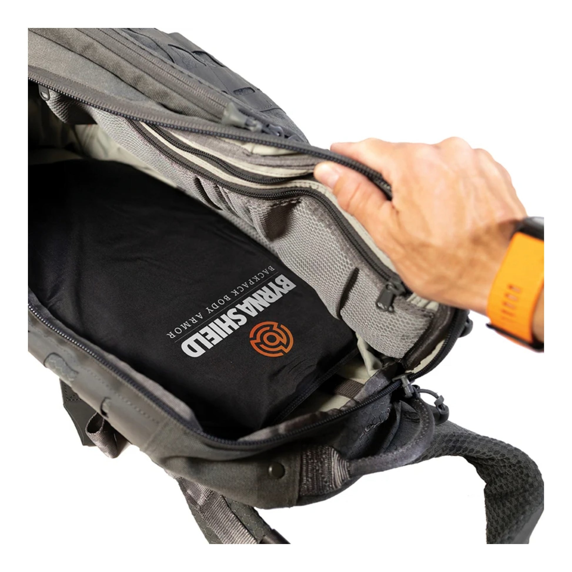 Byrna Shield Body Armor Insert - Level IIIA Backpack Armor Plate - Ungunn