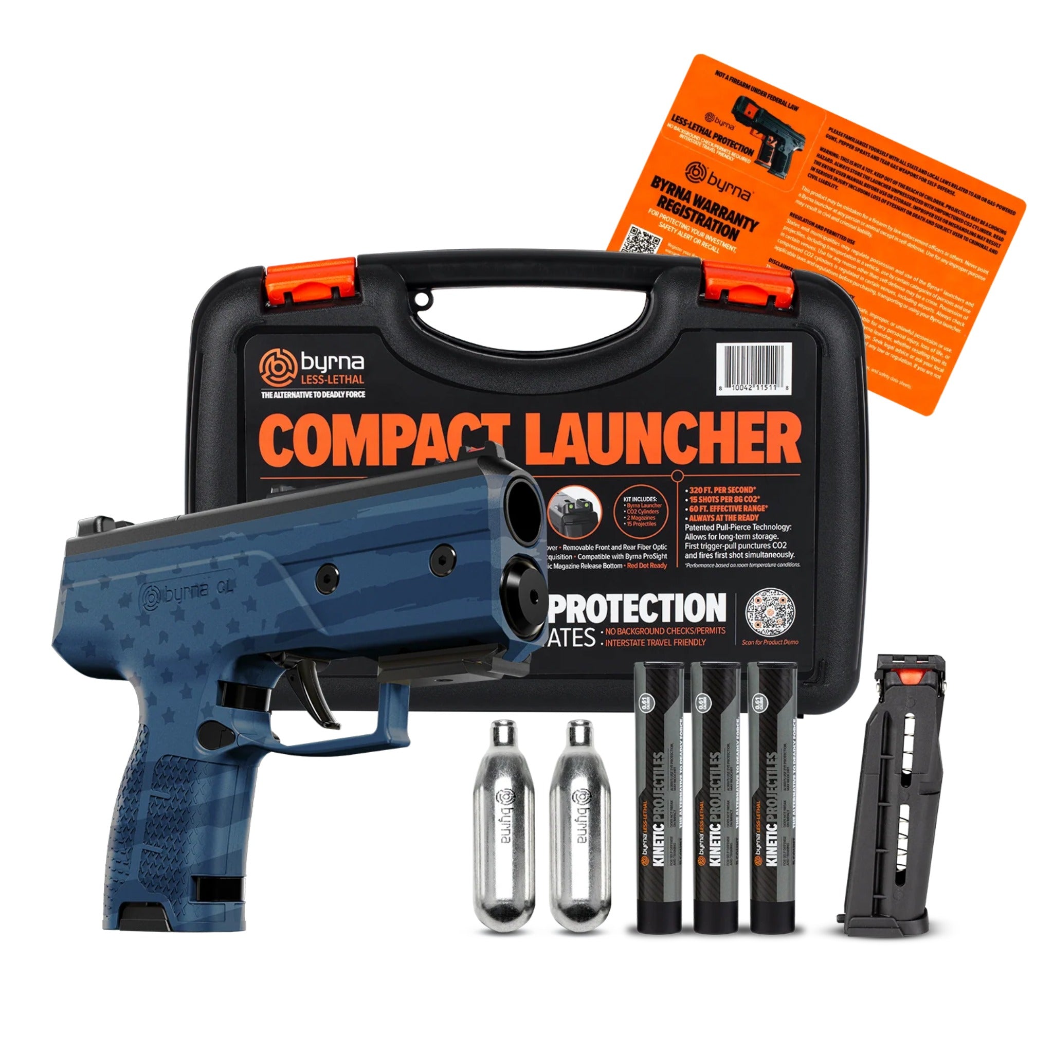 Byrna CL Launcher - 400 FPS Compact Self-Defense Launcher