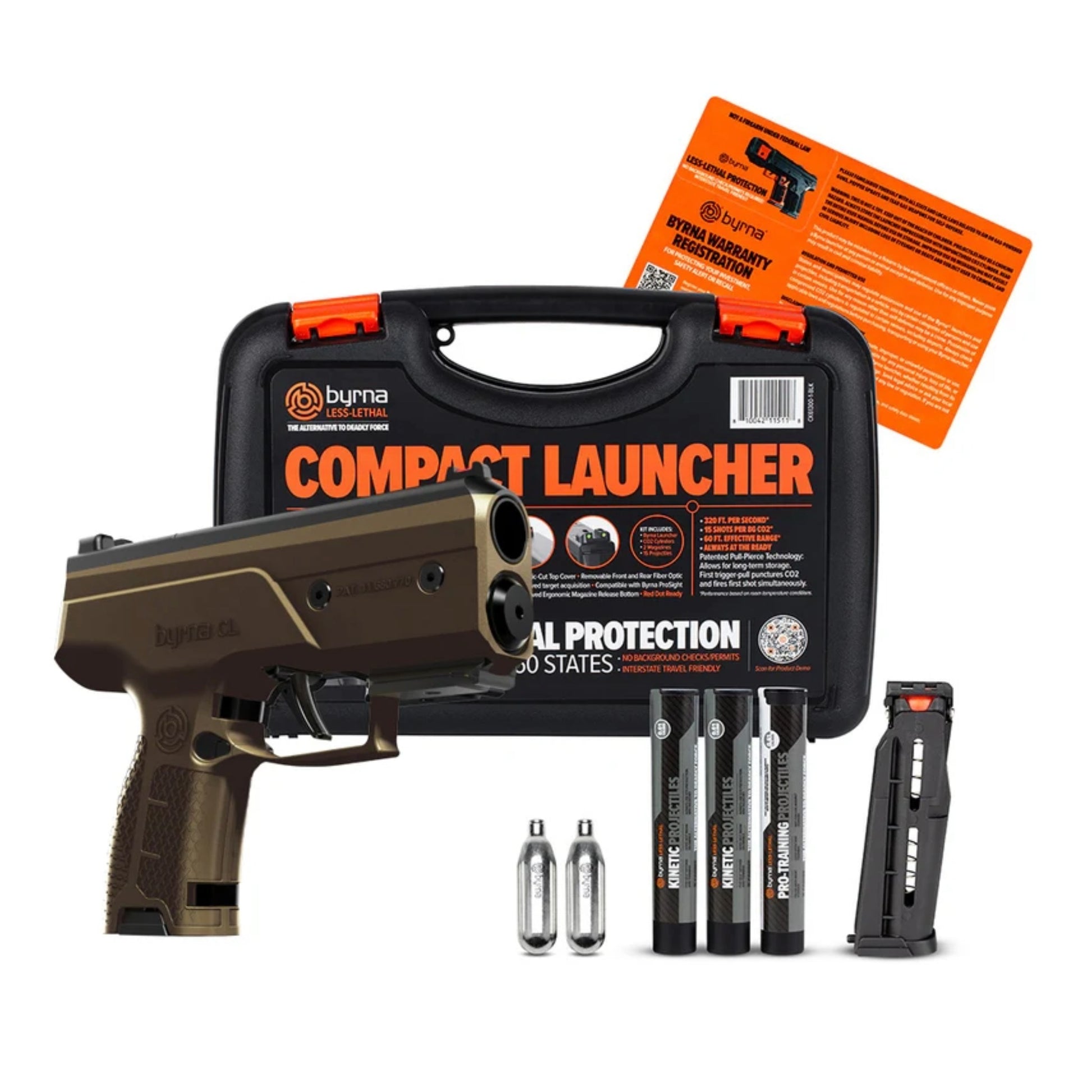 Byrna CL Launcher - 400 FPS Compact Self-Defense Launcher - Ungunn