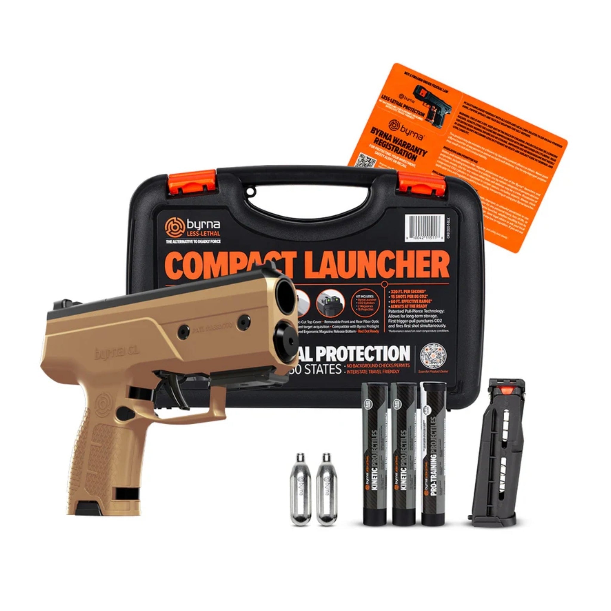 Byrna CL Launcher - 400 FPS Compact Self-Defense Launcher - Ungunn