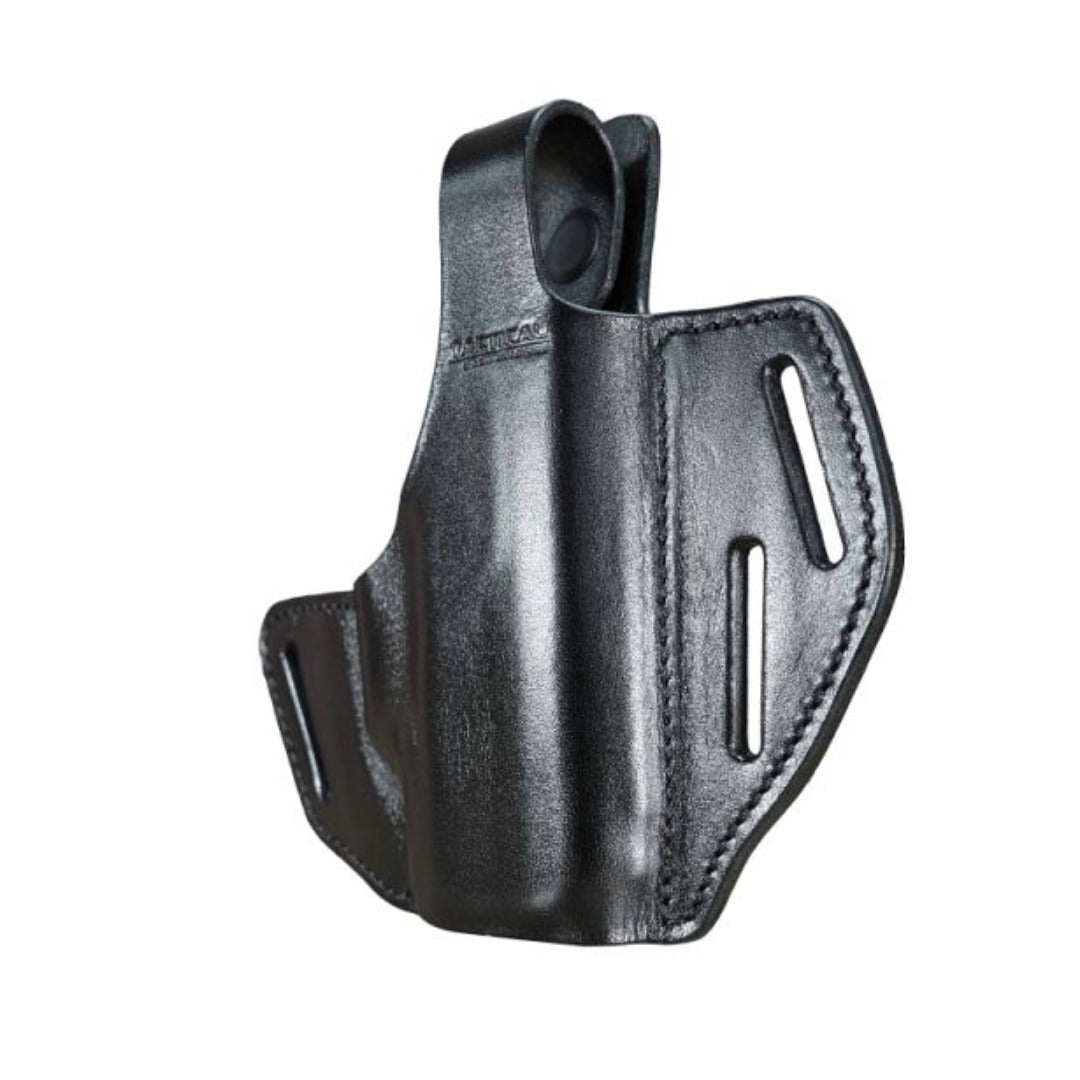 Premium 3-Slot Leather OWB Holster for Byrna CL - Right Hand Thumb Break | Full-Grain Cowhide - Ungunn