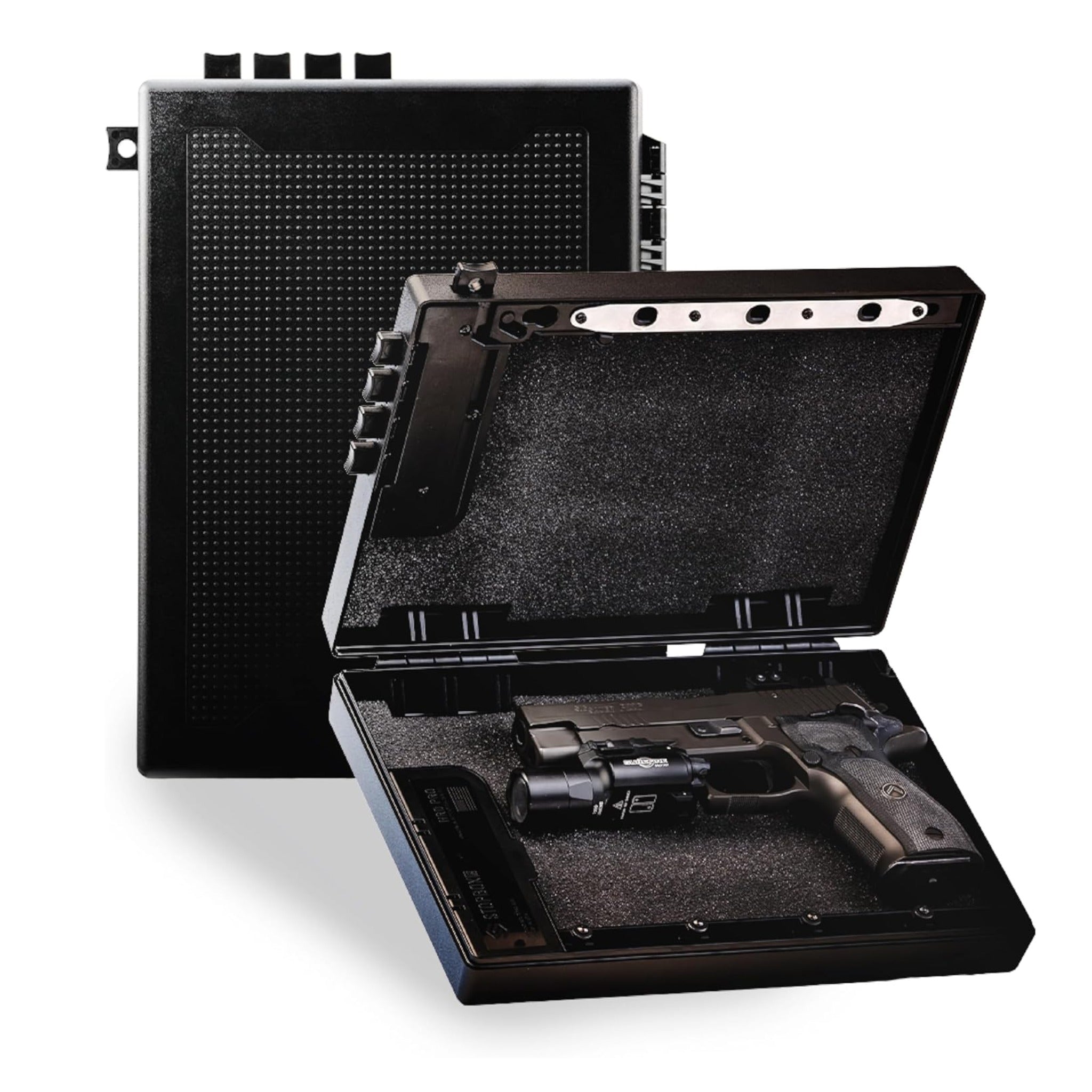 StopBox Pro Mechanical Gun Safe - Quick Access | No Batteries | Made in USA - Ungunn