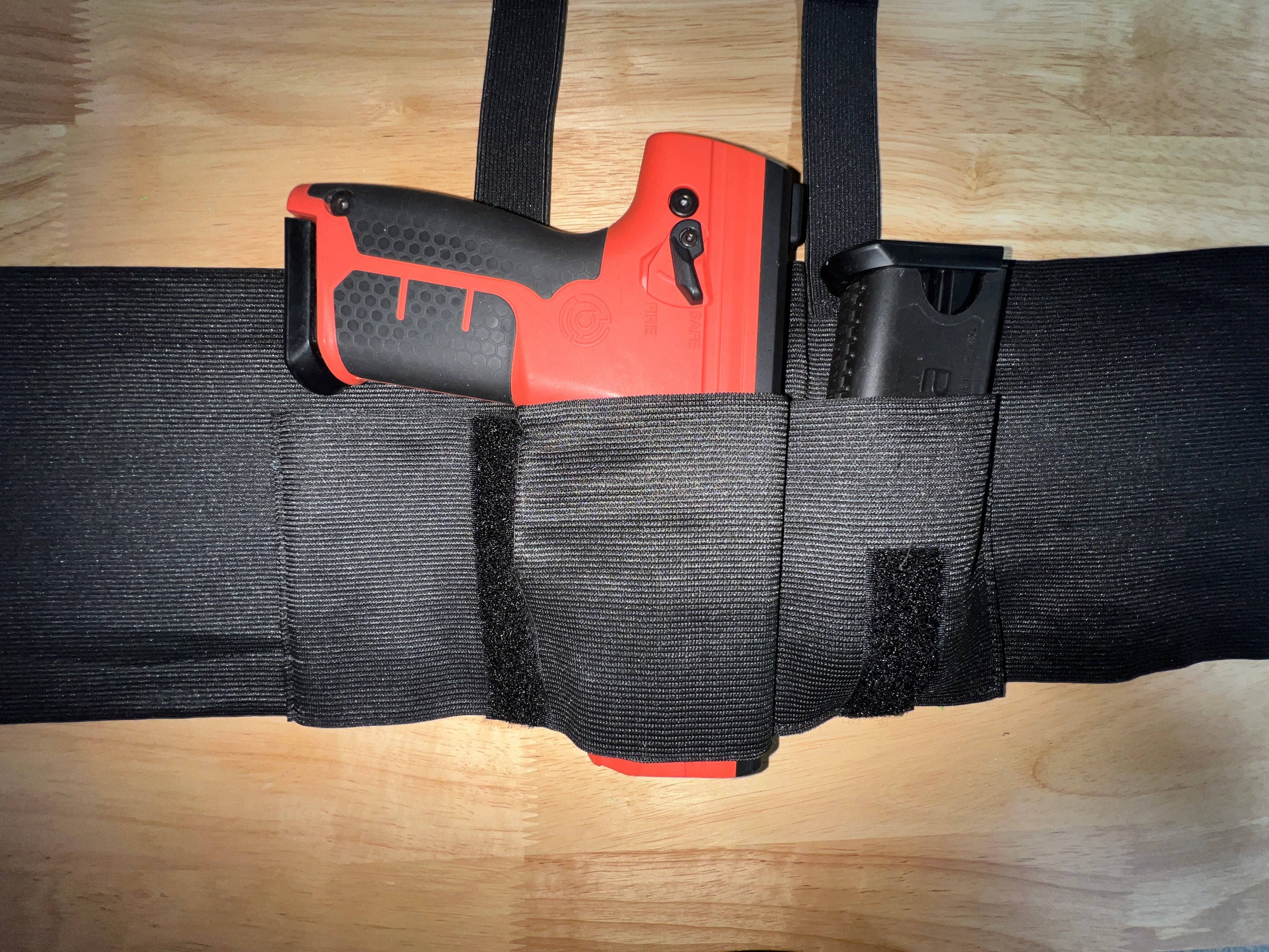 Belly Belt Holster for Byrna SD and LE Launchers - Right & Left Hand Use - NAKESTORES