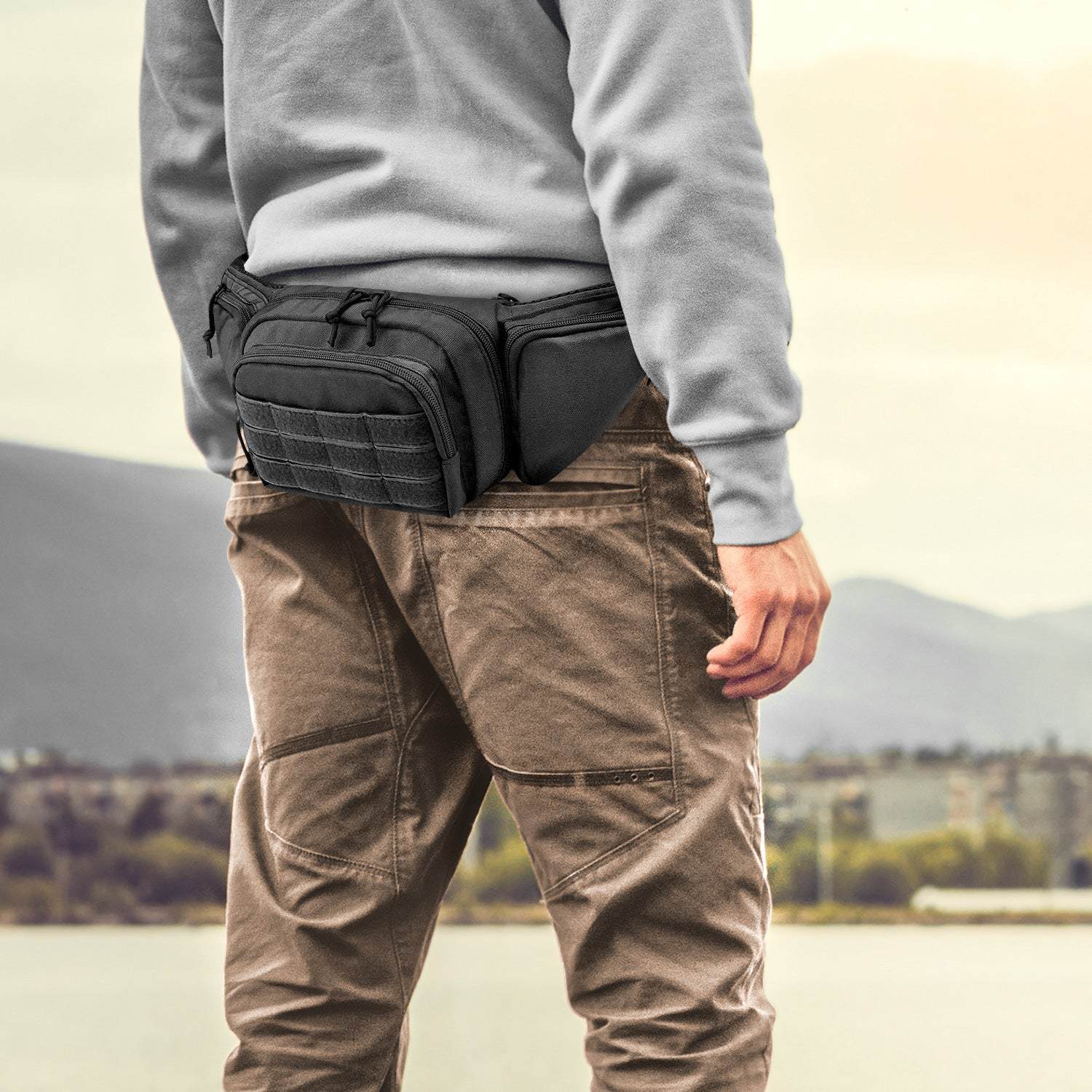 Concealed Carry Fanny Pack Bag For Byrna Launchers - NAKESTORES