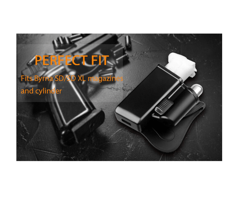 Magazine and Cylinder Pouch Carrier: Fits All Byrna Launchers - NAKESTORES